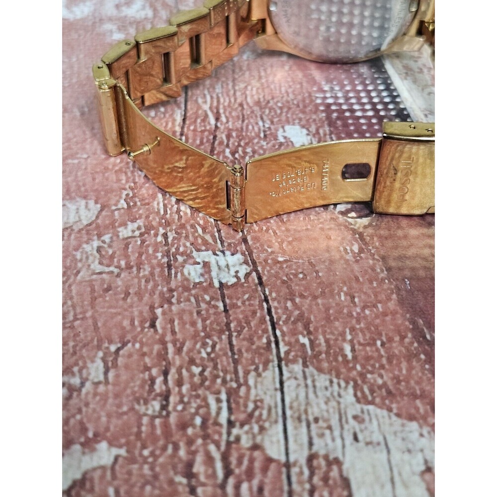 Fossil Cecile Multi-Function Pink Dial Rose Gold-… - image 4